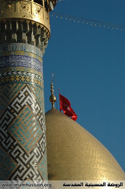 گنبد و گلدسته حرم حضرت عباس(ع)